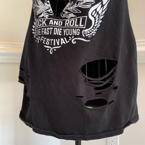K Distressed Short Sleeve Rock and Roll Festival - Picture 4 of 16
